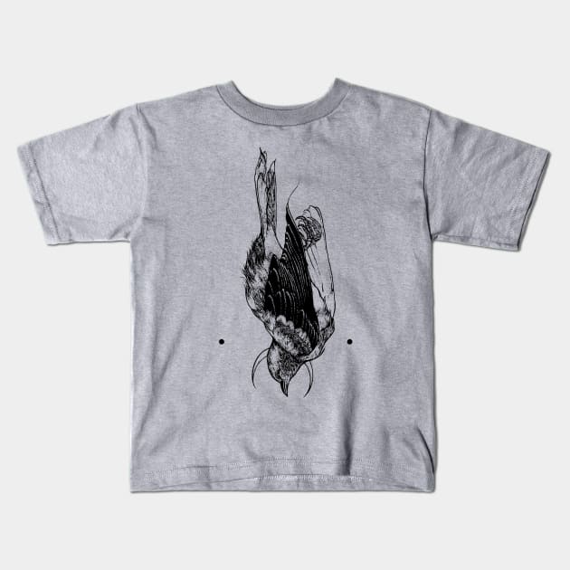 Moonbird Kids T-Shirt by rottenfantom